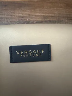 Versace Parfums Gold Metallic Crossbody Bag with Chain thumbnail 2