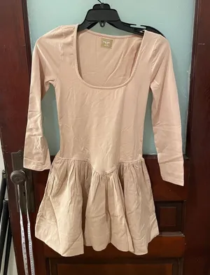 Free People Tan Knit Dress thumbnail 1