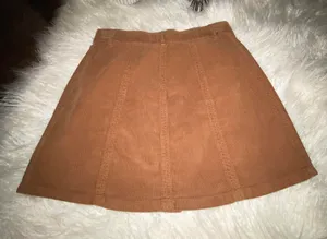 American Eagle NWT Corduroy Button Down Skirt thumbnail 3