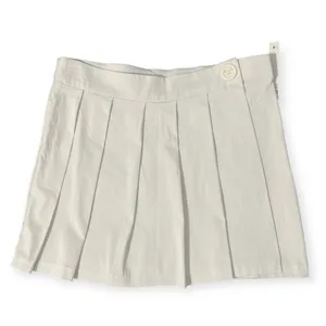 Joe B White Pleated Coquette Mini Skirt NWT thumbnail 2