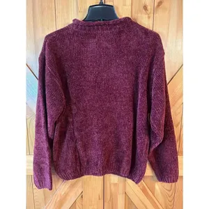 VINTAGE Princeton Club Maroon Pullover Sweater Size Large (8745) thumbnail 4