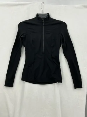 lululemon athletica Black Half-Zip Jacket 1068 thumbnail 2
