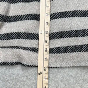 143 Story by Line Up Womens Beige Black Striped Sweater Size Large Made in‎ USA thumbnail 7