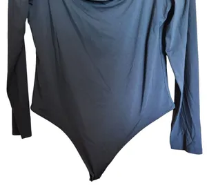 Babaton Aritzia Bodysuit Womens 2XL Black Snap Button Thong One Piece thumbnail 4