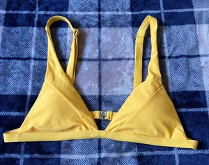 Yellow Triangle Bikini Top - Women Swim Bikini thumbnail 1