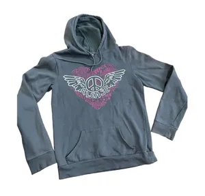 Hybrid Tees “Peace Please” Gray Hoodie Sweatshirt hoodie‎ thumbnail 1