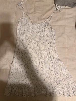 Hollister Dress Floral White thumbnail 1