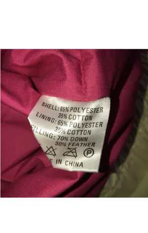 SWAN VTG 80’s Genuine Feather Down Fill Ski Jacket Coat Hooded XL Women’s thumbnail 8