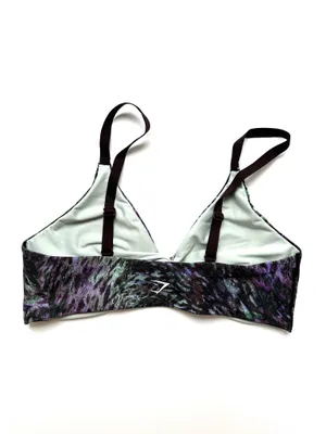 Gymshark M Printed Twist Front Bralette thumbnail 2