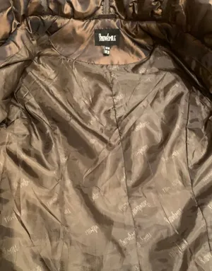 STUNNING VINTAGE TREASURE snowsmile metallic Brown Moscow Chic Quilted Puffer s thumbnail 7