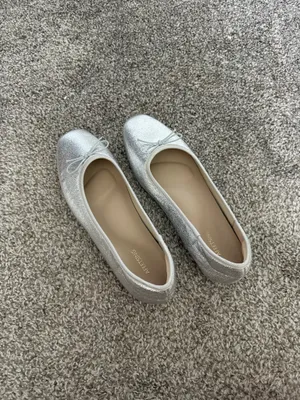 Silver flats Size 8.5 thumbnail 2