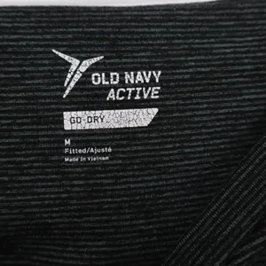 Old Navy Leggings Womens M Go-Dry Gray Space Dye Cropped High Rise thumbnail 2