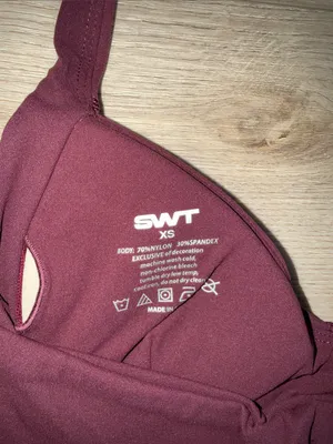 SWT Active Micro Shorts + Bustier Bra Size XS thumbnail 6