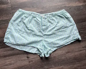 Aerie Blue Striped Boxer Shorts thumbnail 1