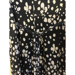 Free People Long Sleeve V-Neck Wrap Maxi Dress Animal Print Size 6 thumbnail 5