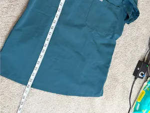 Figs Set 2 Pieces Catarina Scrub Top XS & Zamora Jogger Pants XSP Caribbean Blue thumbnail 10