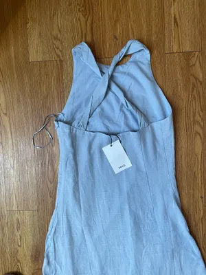 Mango Cross-Back Flowing Dress  thumbnail 10