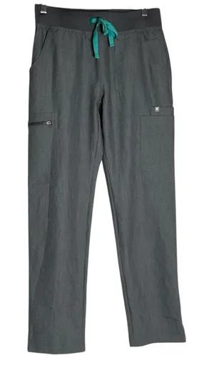 NWT Figs Gray Yola‎ W/ Yoga Waistband Petite Skinny Scrub Pants Size XSP thumbnail 1