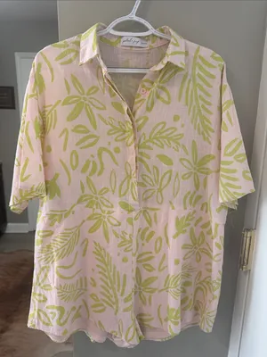 Petal & pup Dolce Cotton Romper in citrus XS thumbnail 3