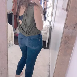Lulus small olive green top thumbnail 4
