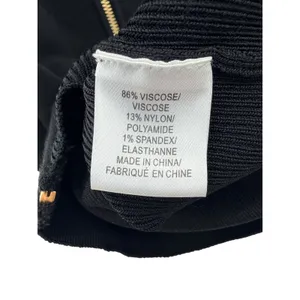 Milly Angled Rib Stretch Flare Shell Black‎ Sleeveless Zip Back Knit Top NWT L thumbnail 5