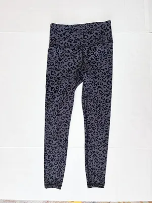 Athleta Leopard Elation Ultra High Rise Tight - Gray Black - Size Small thumbnail 3