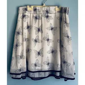Maurices Skirt Butterfly White Black XL thumbnail 2