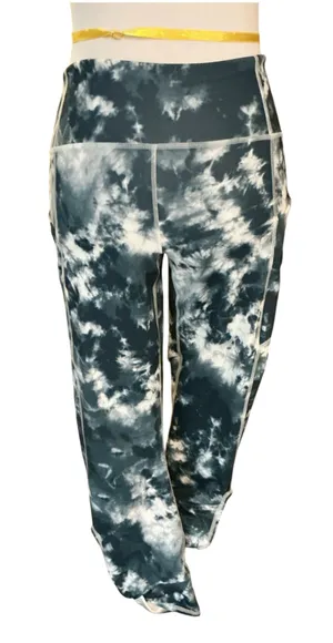 Fabletics PureLuxe High Waisted Tie Dye Leggings with Side Pockets 25" Inseam thumbnail 1