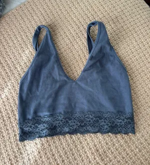 Blue Lace Bralette Top thumbnail 3