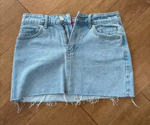 Edikted Skirt Denim Mini thumbnail 1