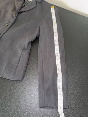 Kasper A.S.L. Petite Gray Blazer Size 2P thumbnail 5