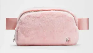 Lululemon NWT Everywhere Belt Bag Plush Fleece Strawberry Milkshake Pink 1L thumbnail 1