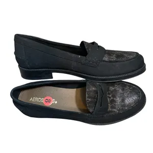 Aerosoles Push UPS Penny Loafer Black Nubuck thumbnail 3