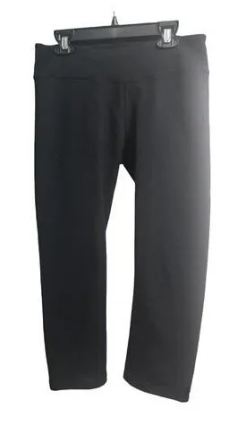 Fabletics Capri Leggings High Waisted Athletic Yoga‎ Pants Black small thumbnail 1