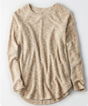Waffle High Low Tee thumbnail 1
