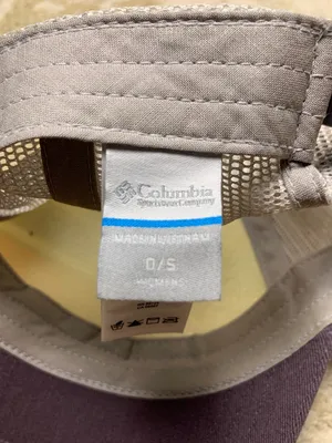 Columbia Women's Pink and Gray Striped Mesh Trucker Hat thumbnail 10