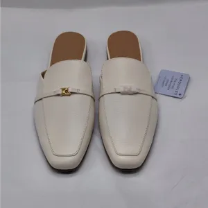 Aerosoles Womens Loafer Mules Size 9.5M Ivory Leather Quiet Luxury Comfort Shoes thumbnail 2