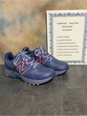 New Balance T410 Women's Wide Denim Blue Trail Running Shoes WT410CJ8 Size 7.5D thumbnail 2