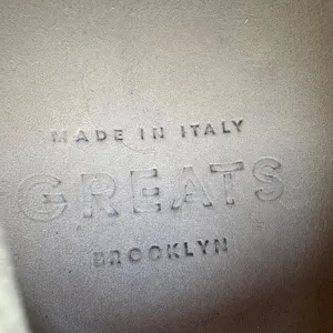 GREATS Royale Leather Sneakers White Made in Italy Women’s 8 Lace Up Casual thumbnail 8