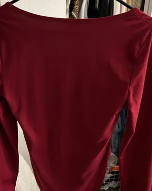 Red Body Suit Square Neck  thumbnail 4