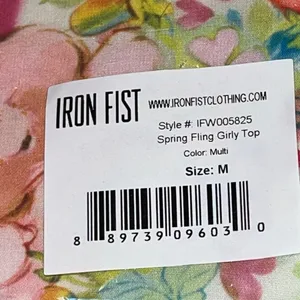 Iron Fist Care Bears Spring Fling Girly Top Size Medium thumbnail 6