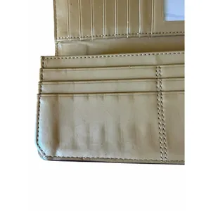 Coach Ashley Slim Envelope Wallet Camel Tan Leather Organizer Wallet thumbnail 9