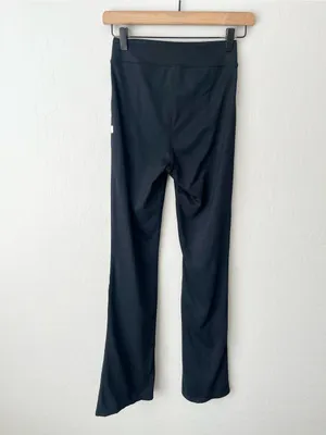 Vuori Lux Ribbed Split Bootcut Leggings Charcoal Grey High Rise XS thumbnail 6