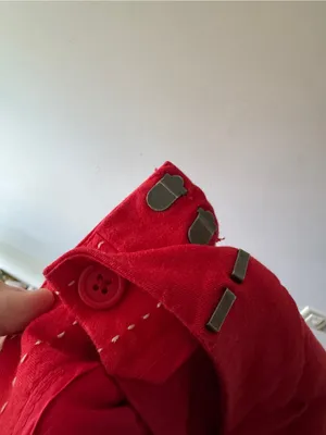 Maeve by Anthropologie Bright Red Tailored Cropped Pants thumbnail 5