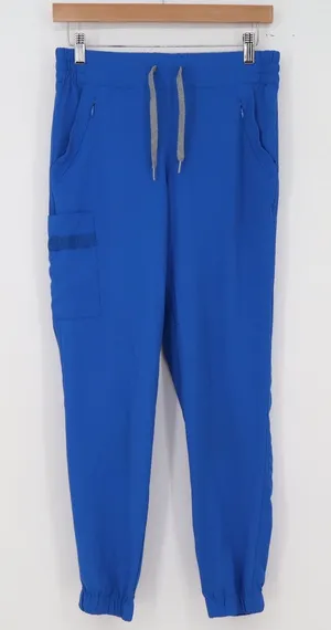 Scrub Pants Women S Zamora Blue Jogger Cargo Pocket Excellent thumbnail 1