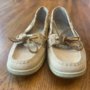 SPERRY Topsider Cork Gold Boat Shoes Size 8 Women’s EUC!‎ #85 thumbnail 7