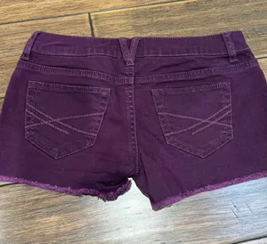 Aeropostale Blackberry Wine Cut-Off Shorts thumbnail 5
