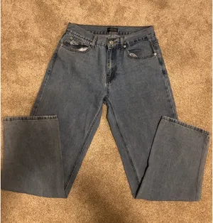 White Fox Boutique Women's Straight Leg High-Rise Jeans - Medium Blue thumbnail 1