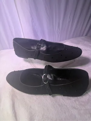 J. Crew Black Studded Mary Jane Flats thumbnail 5