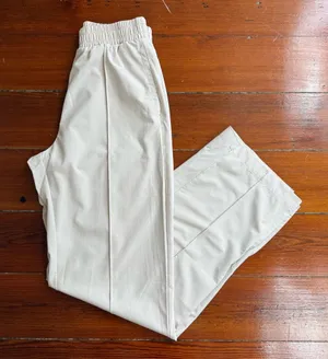 Abercrombie & Fitch Wide Leg Elastic Waist Pants in Light Taupe Sz XS 💚🍄 thumbnail 1